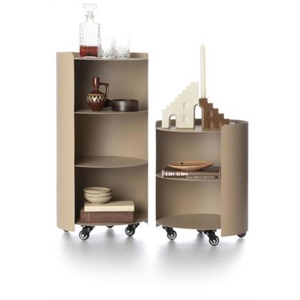 Coco Maison Owen bijzettafel H70cm Taupe